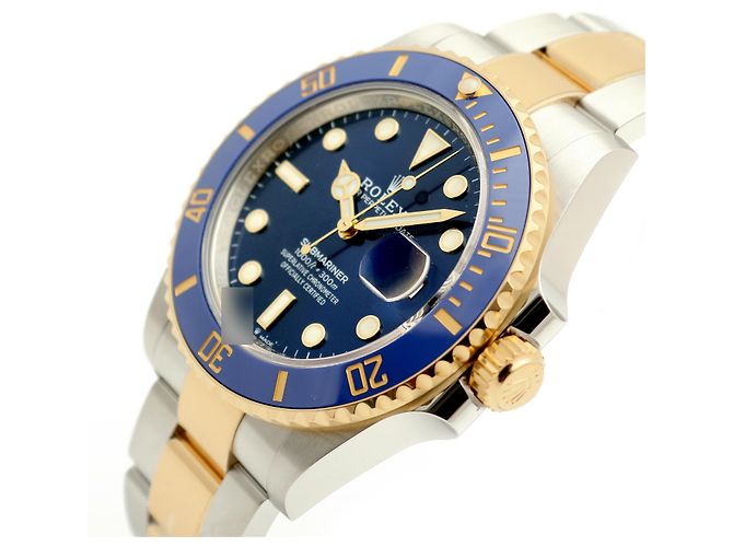 Rolex Nuovo Orologio Combo Submariner da Uomo con Quadrante Royal Blue e Certificato di Garanzia - vista 10