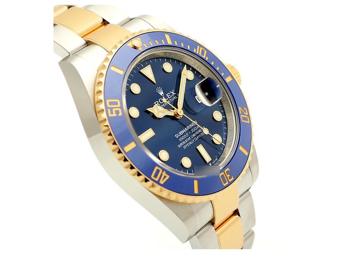Rolex Nuovo Orologio Combo Submariner da Uomo con Quadrante Royal Blue e Certificato di Garanzia - vista 11