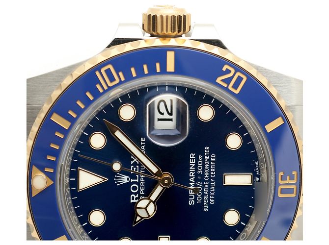 Rolex Nuovo Orologio Combo Submariner da Uomo con Quadrante Royal Blue e Certificato di Garanzia - vista 14