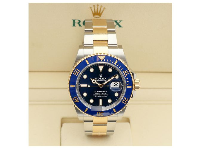 Rolex Nuovo Orologio Combo Submariner da Uomo con Quadrante Royal Blue e Certificato di Garanzia - vista 2