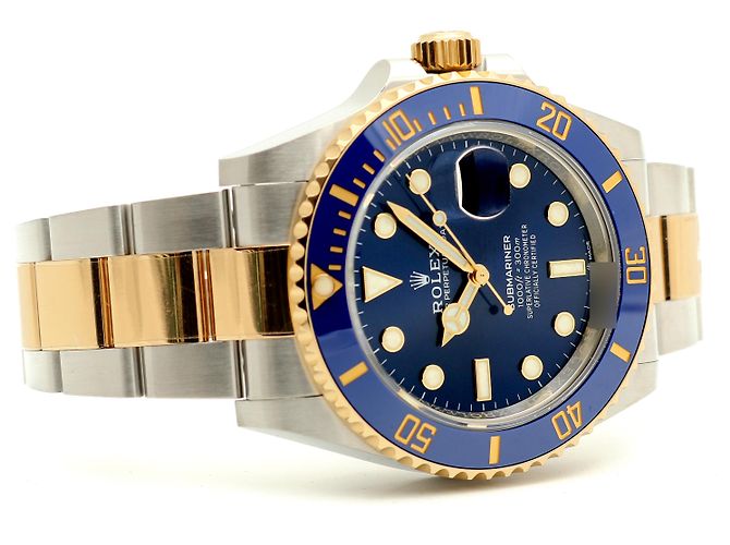 Rolex Nuovo Orologio Combo Submariner da Uomo con Quadrante Royal Blue e Certificato di Garanzia - vista 21