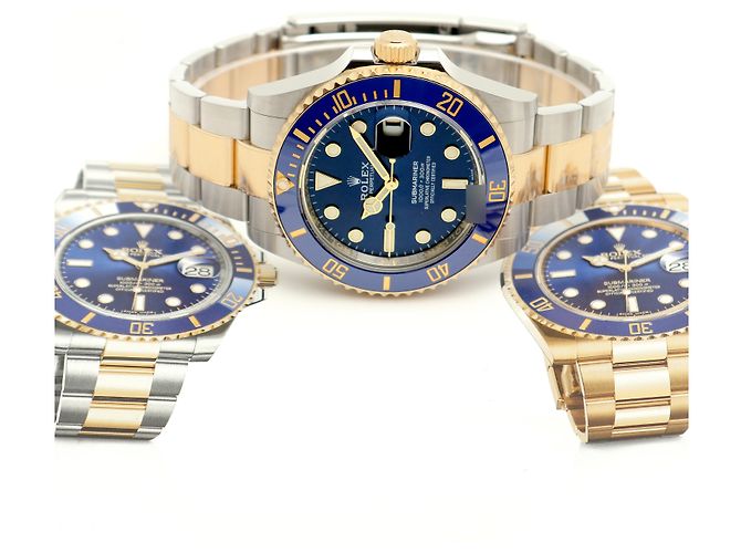 Rolex Nuovo Orologio Combo Submariner da Uomo con Quadrante Royal Blue e Certificato di Garanzia - vista 24