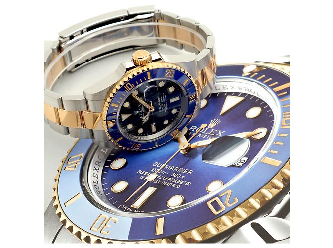 Rolex Nuovo Orologio Combo Submariner da Uomo con Quadrante Royal Blue e Certificato di Garanzia - vista 25