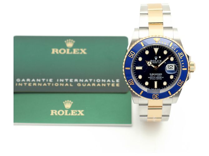 Rolex Nuovo Orologio Combo Submariner da Uomo con Quadrante Royal Blue e Certificato di Garanzia - vista 3