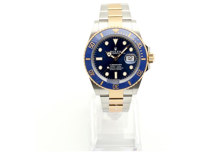 Rolex Nuovo Orologio Combo Submariner da Uomo con Quadrante Royal Blue e Certificato di Garanzia - vista 4