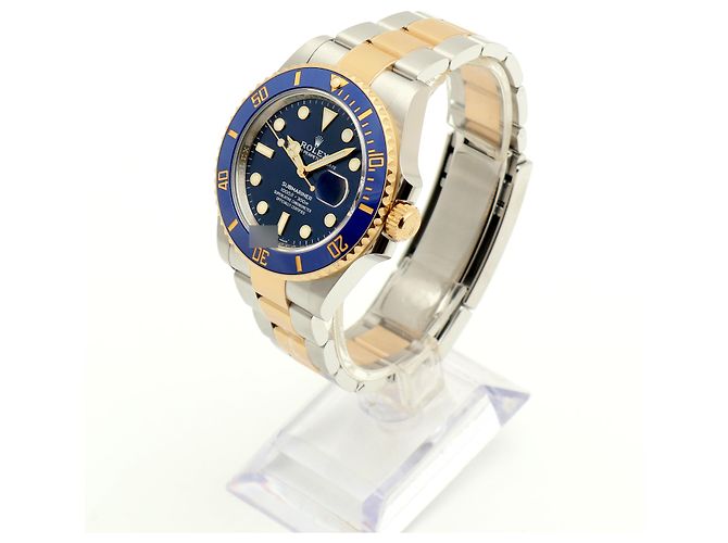 Rolex Nuovo Orologio Combo Submariner da Uomo con Quadrante Royal Blue e Certificato di Garanzia - vista 5