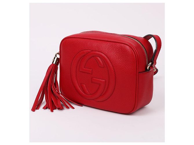Gucci Mini borsa disco GG Soho rossa Rosso - vista 4