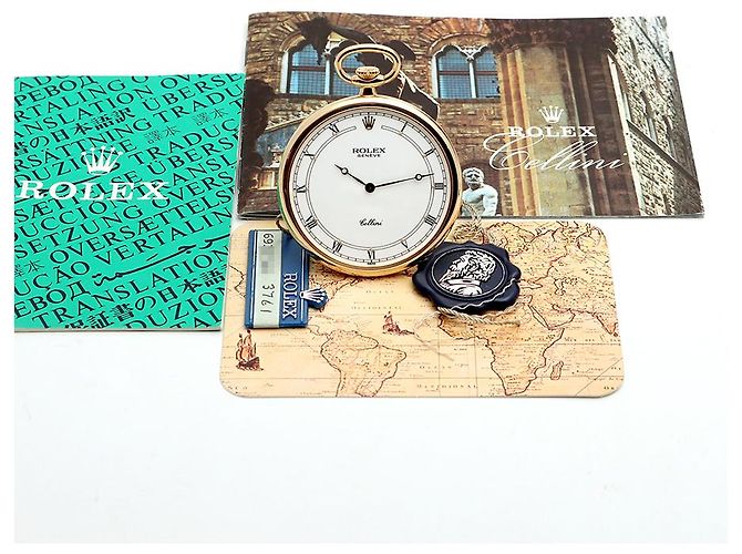 Rolex Relógio de Bolso Cellini Relógio de Bolso de Ouro Multicor - vista 13