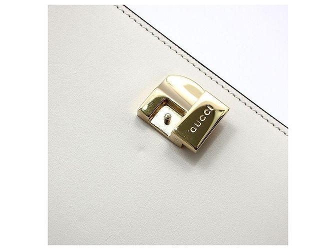 Gucci Mini borsa a tracolla con catena in oro bianco - vista 10