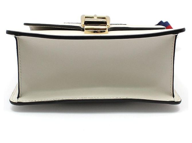 Gucci Mini borsa a tracolla con catena in oro bianco - vista 5