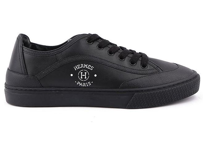 Hermès Sneakers con stampa firma Nero - vista 10