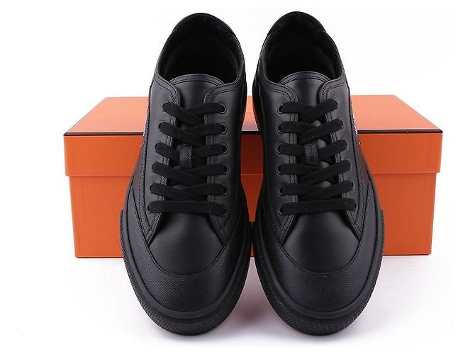 Hermès Sneakers con stampa firma Nero - vista 14