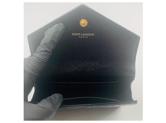 Saint Laurent Matelassé Mono Mini Wallet - Ansicht 4