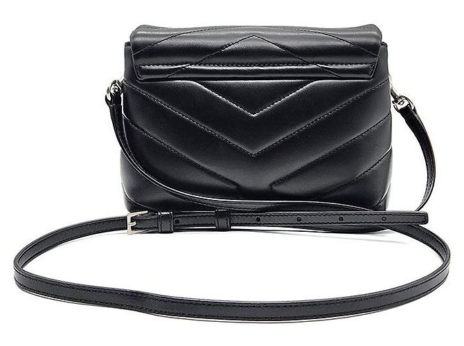 Saint Laurent Borsa a tracolla Monogram Lulu Toy - vista 3