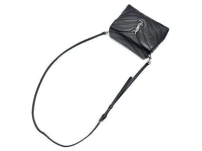Saint Laurent Borsa a tracolla Monogram Lulu Toy - vista 4