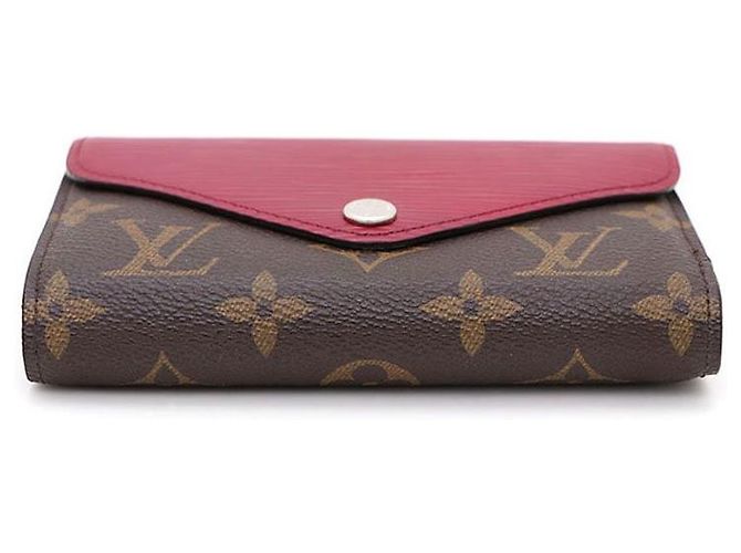 Louis Vuitton Cartera compacta Marilou en Monogram Épi Fuchsia Multicolor - vista 5