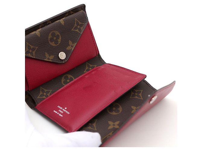 Louis Vuitton Cartera compacta Marilou en Monogram Épi Fuchsia Multicolor - vista 6