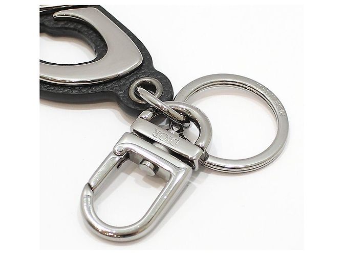 Dior Bag Charm Keyring Holder Black - view 5