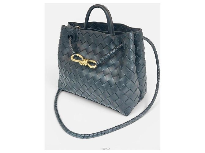 Knot Bottega Veneta Borsa Tote Andiamo Small Nero - vista 2