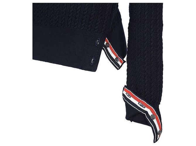 Thom Browne Maglione a trecce classico Nero - vista 9