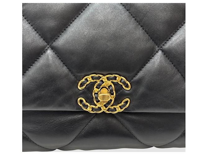 Chanel Classic Flapback Large Black Nero - vista 3