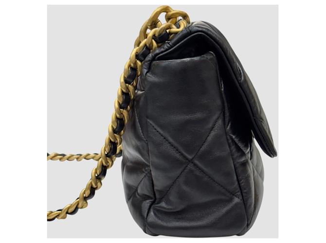 Chanel Classic Flapback Large Black Nero - vista 5