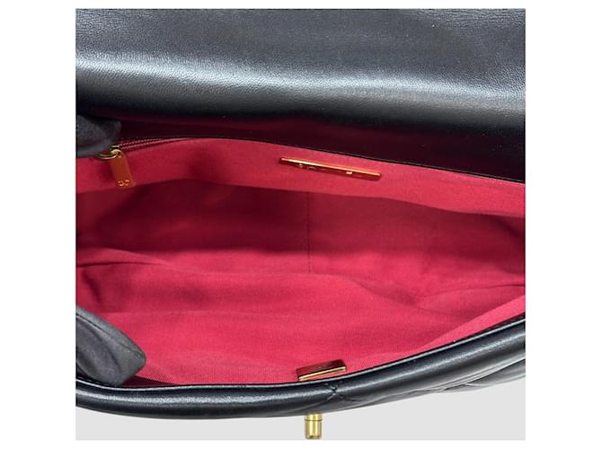 Chanel Classic Flapback Large Black Nero - vista 7