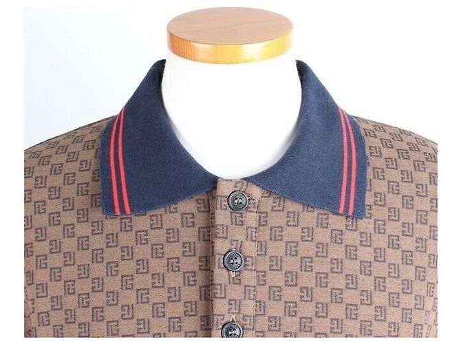 Balmain Monogram PK T-Shirt Braun - Ansicht 5
