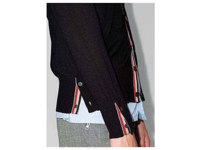 Thom Browne Strickjacke aus diagonaler Merinowolle für Herren Mehrfarben - Ansicht 6