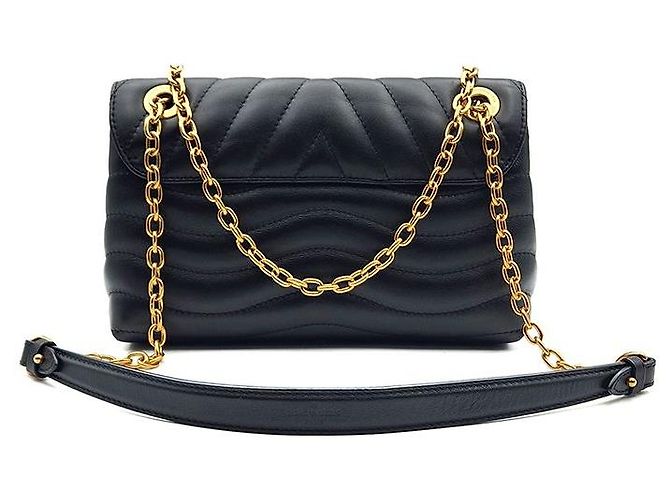 Louis Vuitton Borsa a Spalla New Wave Chain Nero - vista 3