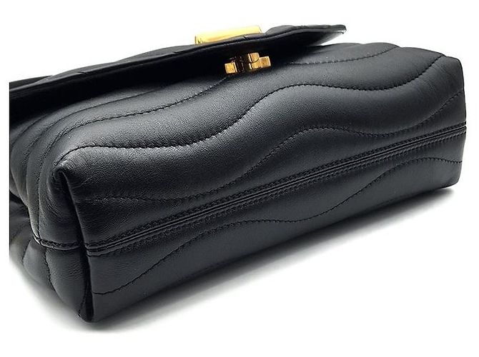 Louis Vuitton Borsa a Spalla New Wave Chain Nero - vista 7