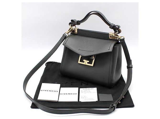 Givenchy Borsa a tracolla Mystic Mini grigio scuro placcata oro Marrone - vista 2
