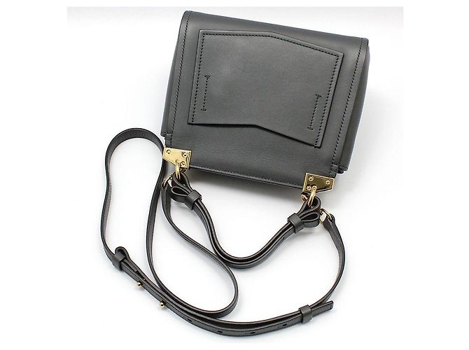 Givenchy Borsa a tracolla Mystic Mini grigio scuro placcata oro Marrone - vista 4