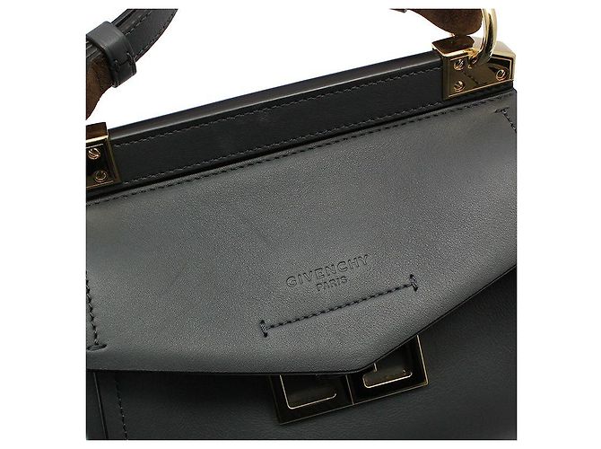 Givenchy Borsa a tracolla Mystic Mini grigio scuro placcata oro Marrone - vista 6