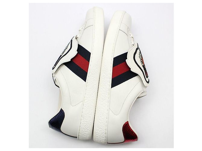 Gucci Sneakers Ace con patch Angry Cat Bianco - vista 7