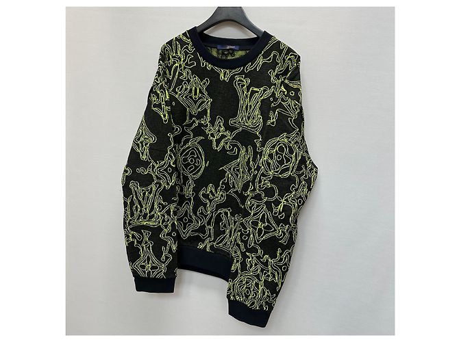 Louis Vuitton Wave Monogram Knit Silvery - view 3