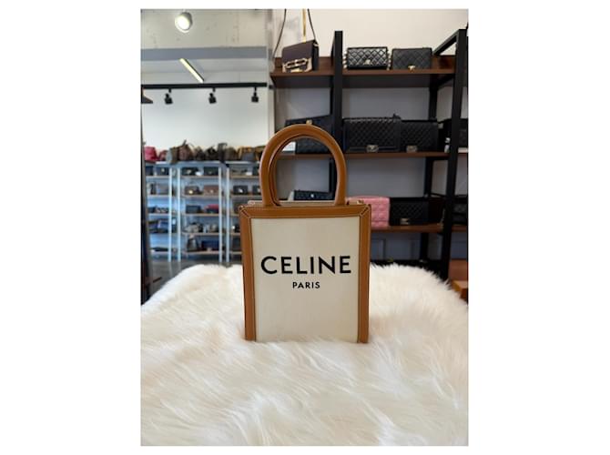 Céline Condizioni Cabas Mini Bag Multicolore - vista 4