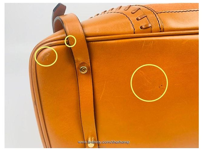 Burberry Borsa Tote Prossem in scamosciato Arancione - vista 6