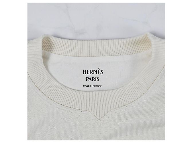 Duffle Hermès Sudadera Della Cavalleria con mangas raglan bordadas Multicolor - vista 13