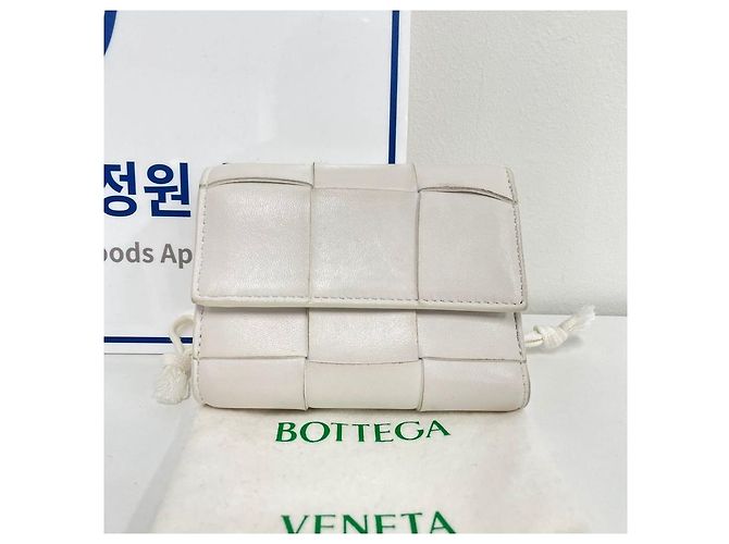 Cartera Bottega Veneta Blanco - vista 2