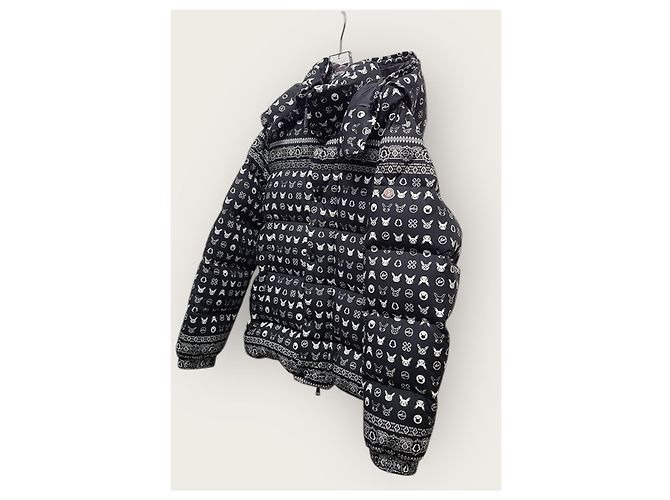 Moncler Fragment Genius Pikachu Down Jacket Black - view 2