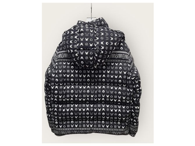 Moncler Fragment Genius Pikachu Down Jacket Black - view 4