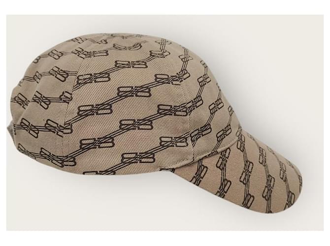 Balenciaga BB Multi Monogram Logo Baseball Cap Braun - Ansicht 3
