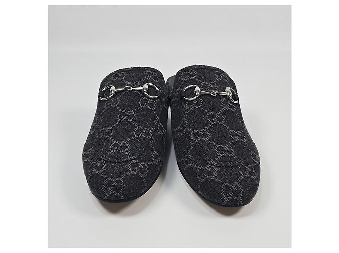 Gucci Mule Loafer Princetown GG Denim Multicolore - vista 3