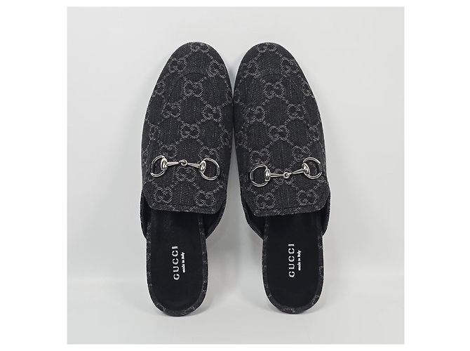 Gucci Mule Loafer Princetown GG Denim Multicolore - vista 7
