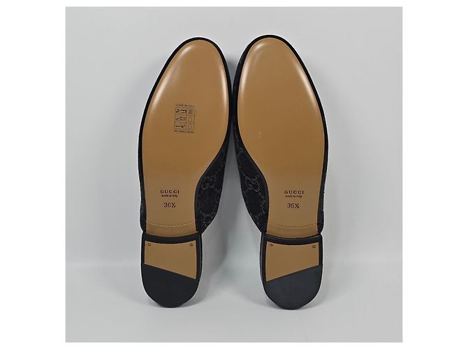 Gucci Mule Loafer Princetown GG Denim Multicolore - vista 8