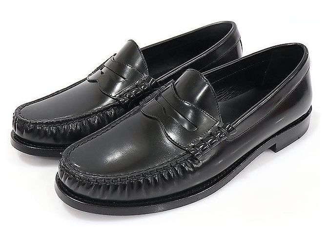 Céline Mocassini Ruko in pelle di vitello lucida nera da donna Nero - vista 3