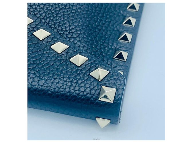 Valentino Clutch a bustina Rockstud Nero - vista 6