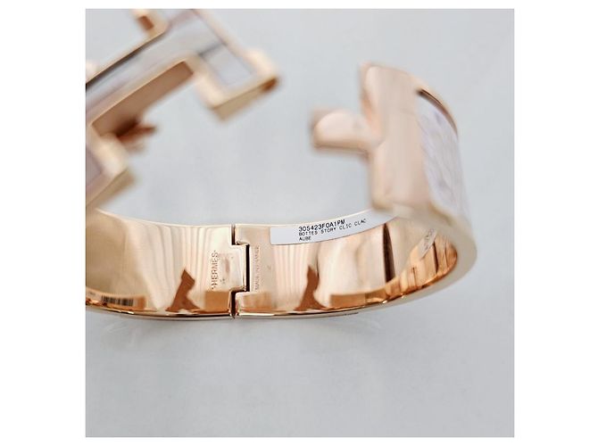 Hermès Bracciale Story Click Clack Bottes da donna Arancione - vista 10