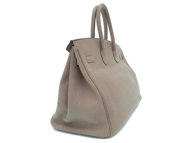 Hermès Birkin Handtasche Silber - Ansicht 2